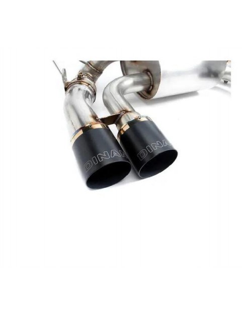 DINAN FREE FLOW STAINLESS EXHAUST WITH BLACK TIPS FOR BMW F80 M3 F82 F83 M4