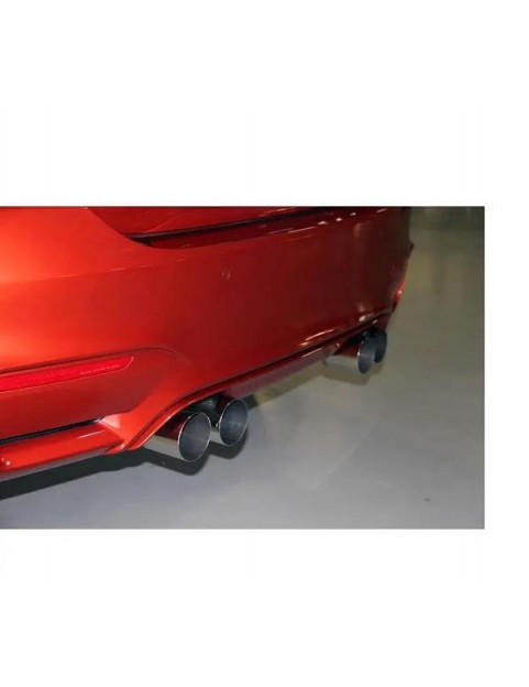 DINAN FREE FLOW STAINLESS EXHAUST WITH BLACK TIPS FOR BMW F80 M3 F82 F83 M4