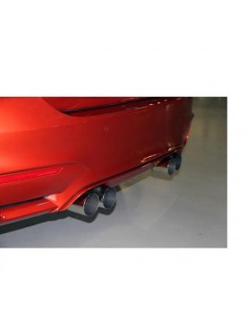 DINAN FREE FLOW STAINLESS EXHAUST WITH BLACK TIPS FOR BMW F80 M3 F82 F83 M4