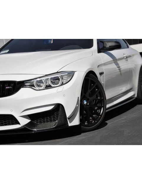 BMW F8X M3 M4 CARBON FIBER FRONT BUMPER CANARDS