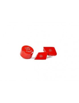 AUTOTECKNIC RED M1/ M2 BUTTON SET - BMW F-CHASSIS M VEHICLES