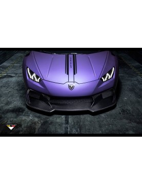 VORSTEINER NOVARA CARBON FIBER FRONT BUMPER & FRONT SPOILER FOR LAMBORGHINI HURACAN