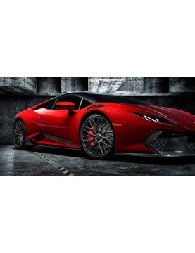 VORSTEINER NOVARA CARBON FIBER FRONT BUMPER & FRONT SPOILER FOR LAMBORGHINI HURACAN