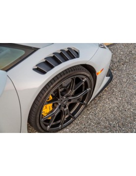 LAMBORGHINI HURACAN VORSTEINER NOVARA EDIZIONE AERO FRONT FENDERS WITH VENTS AND SPLASH SHIELD