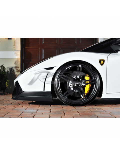 LAMBORGHINI GALLARDO LP550/ LP560 CARBON FIBER LOWER FRONT SPLITTERS BY RSC TUNING