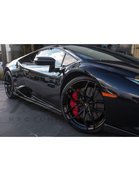HURACAN CARBON FIBER SIDE SKIRTS BY RSC TUNING