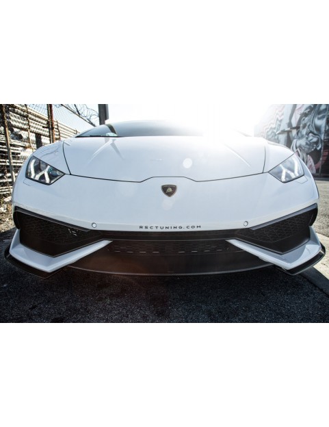 CARBON FIBER HURACAN FRONT SPLITTERS BY RSC TUNING