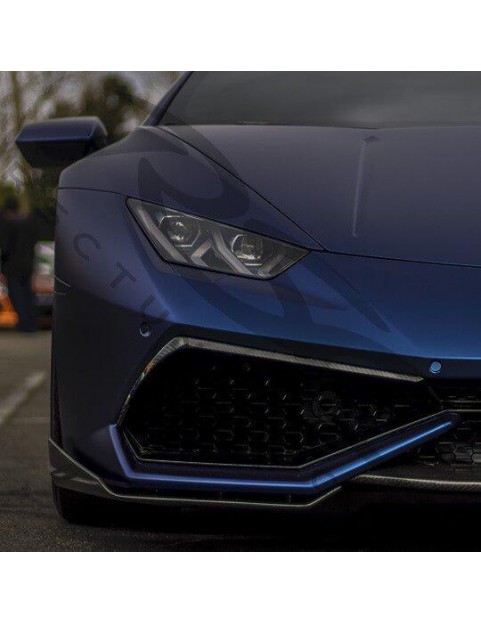 CARBON FIBER HURACAN FRONT SPLITTERS BY RSC TUNING