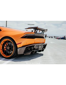 HURACAN ADJUSTABLE CARBON FIBER REAR WING BY 1016 INDUSTRIES