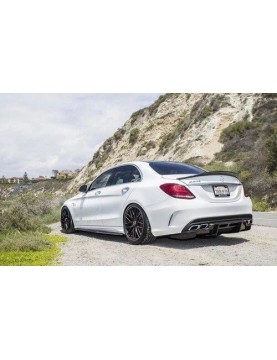 CARBON FIBER REAR SPOILER FOR C63S AMG SEDAN BY PSM DYNAMIC