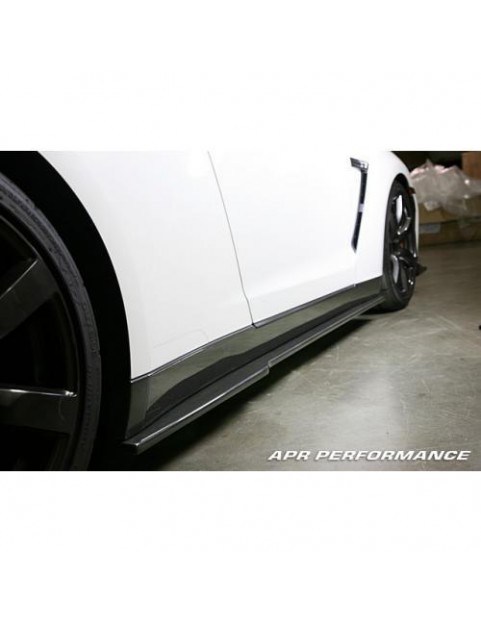 APR PERFORMANCE NISSAN GT-R R35 CARBON FIBER SIDE SKIRT ROCKER EXTENSIONS