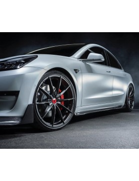 TESLA MODEL 3 VORSTEINER VOLTA CARBON FIBER SIDE SKIRTS