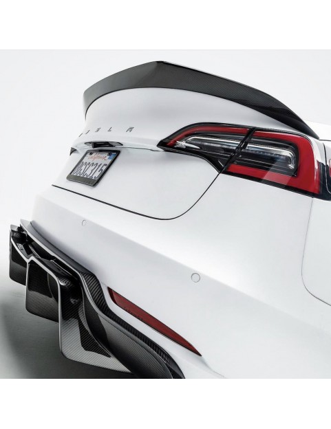 TESLA MODEL 3 VORSTEINER VOLTA CARBON FIBER REAR DIFFUSER