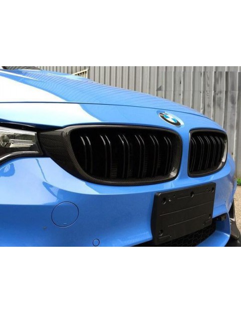 AUTOTECKNIC BMW F8X M3 / M4 CARBON FIBER DUAL SLAT FRONT GRILLE