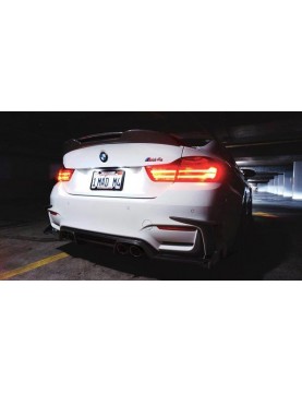 MORPH AUTO DESIGN BMW F82 M4 FANG TYPE 1 CARBON FIBER REAR DIFFUSER