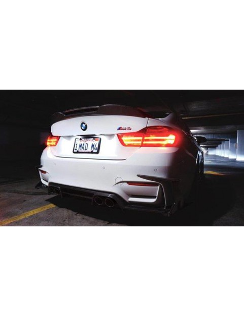 MORPH AUTO DESIGN BMW F82 M4 FANG TYPE 1 CARBON FIBER REAR DIFFUSER